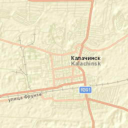 Kalachinsk Street Map