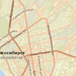 Novosibirsk Street Map