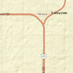 Valleyview Street Map