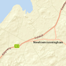 Newtown Cunningham Street Map