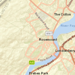 Derry Street Map