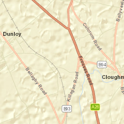Dunloy Street Map