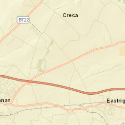 Eastriggs Street Map
