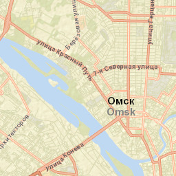 Omsk Street Map