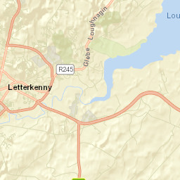 Letterkenny Street Map