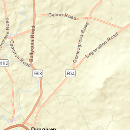 Dungiven Street Map