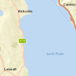 Cairnryan Street Map