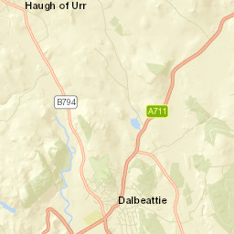 Dalbeattie Street Map