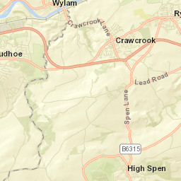 Wylam Street Map