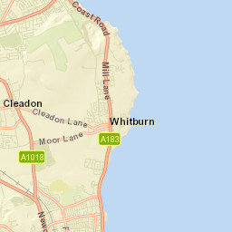 Whitburn Street Map