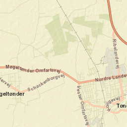 Tønder Street Map