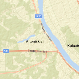 Kulautuva Street Map