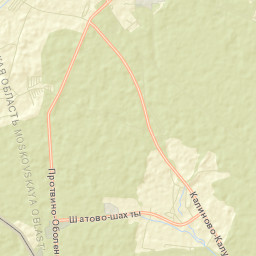 Obolensk Street Map