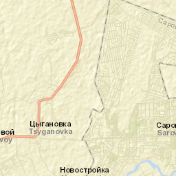 Sarov Street Map