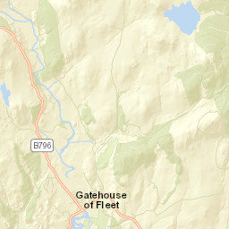 B796, Castle Douglas, Dumfries and Galloway Street Map