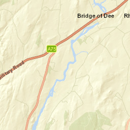 A75, Castle Douglas, Dumfries and Galloway DG7, UK Street Map