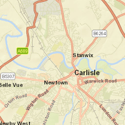 2 Eden Holme, Grinsdale, Carlisle, Cumbria Street Map