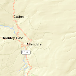 B6295, Hexham, Northumberland NE47 Street Map