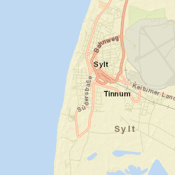Tinnum Street Map