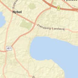 Dybbøl Street Map
