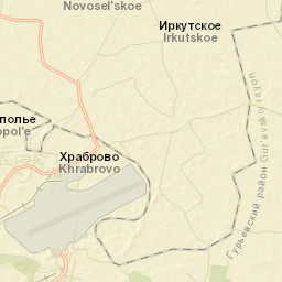 Khrabrovo Street Map