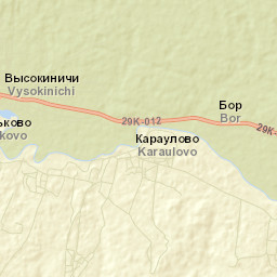 Vysokinichi Street Map