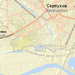 Serpukhov Street Map