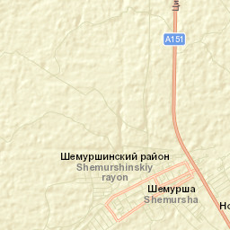 Shemurshinskiy Rayon Street Map