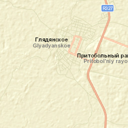 Glyadyanskoye Street Map