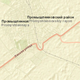 Promyshlennaya Street Map