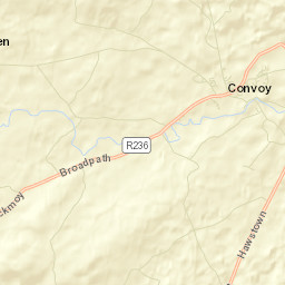 Convoy Street Map