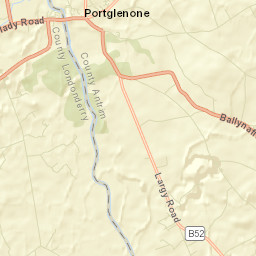 Portglenone Street Map