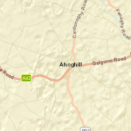 Ahoghill Street Map