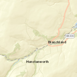 B6306, Consett, Northumberland DH8, UK Street Map