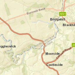 14, Consett, County Durham DH8, UK Street Map