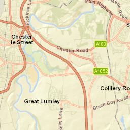 Chester-le-Street Street Map