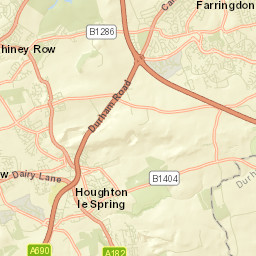 Houghton-Le-Spring Street Map