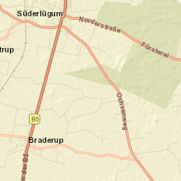 Süderlügum Street Map