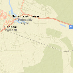 Polessk Street Map