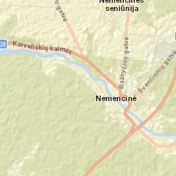 Nemenčinė Street Map