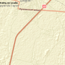 Lyepyel’ski Rayon Street Map