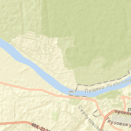 Pushchino Street Map