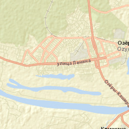 Ozyory Urban Okrug Street Map