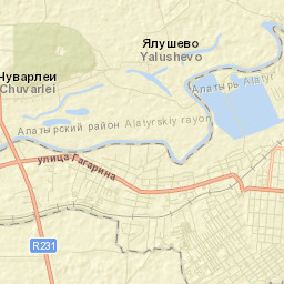 Alatyr’ Street Map