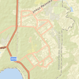 Akademgorodok Street Map