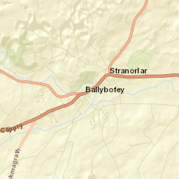 Ballybofey Street Map