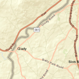Sion Mills Street Map