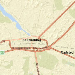 Sakskøbing Street Map