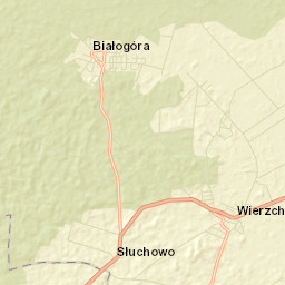 Wierzchucino Street Map
