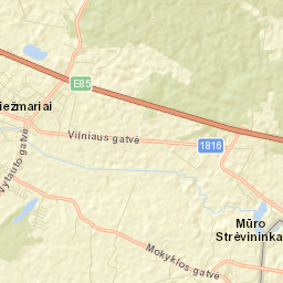 Žiežmariai Street Map